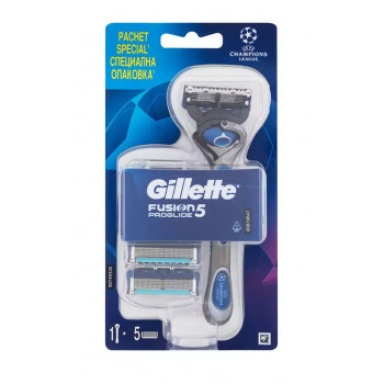 Gillette CHAMPIONS LEAGUE Fusion 5 Proglide RASOIR + 5 cartouches