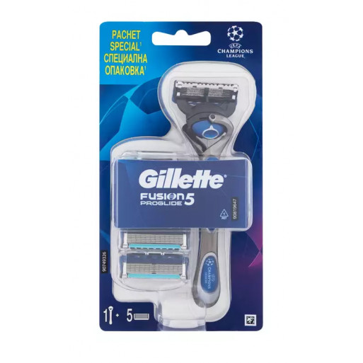 Gillette CHAMPIONS LEAGUE Fusion 5 Proglide RASOIR + 5 cartouches Gillette CHAMPIONS LEAGUE Fusion 5 Proglide RASOIR + 5 cartouches