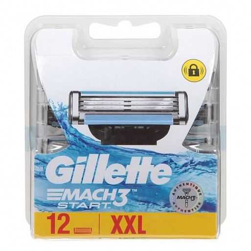 Gillette Mach3 Start Cartouches de rechange 12 pièces