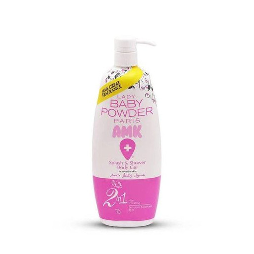 BABY POWDER AMK GEL DOUCHE PARFUMÉ 800 ML BABY POWDER AMK GEL DOUCHE PARFUMÉ 800 ML