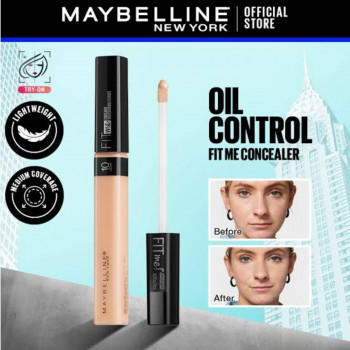 Maybelline New York Fit Me Anti-cernes à couvrance totale, mat et sans pores, ultra-mélangable 6,8 ml