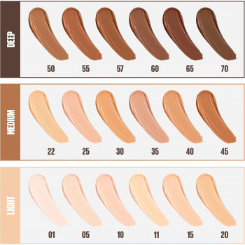 Maybelline New York Fit Me Anti-cernes à couvrance totale, mat et sans pores, ultra-mélangable 6,8 ml