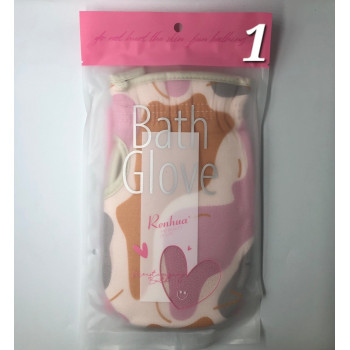 Renhua Gant exfoliant - luffa, keesa, éponge et gant, pour l'exfoliation du corps.