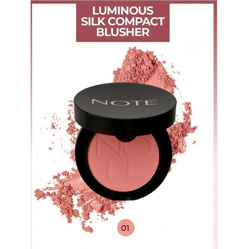 Note Luminous Silk Compact Blusher 01 Pinky Beach Note Luminous Silk Compact Blusher 01 Pinky Beach