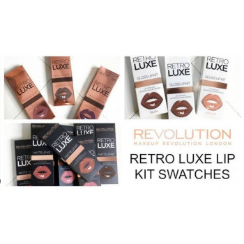 Revolution Retro Luxe Kit de rouge à lèvres mat