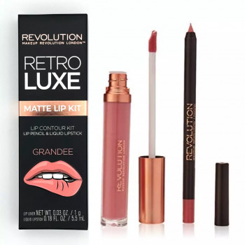 Revolution Retro Luxe Kit de rouge à lèvres mat