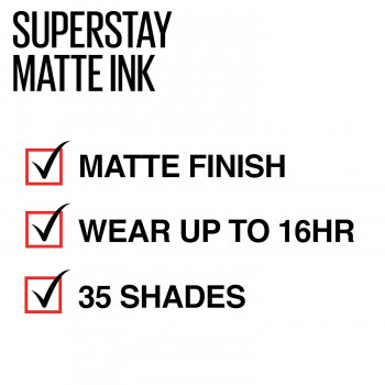 MAYBELLINE SUPERSTAY MATTE INK 5ml