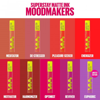 Maybelline Super Stay Matt Ink Rouge À Lèvres collection Moodmakers 5ml