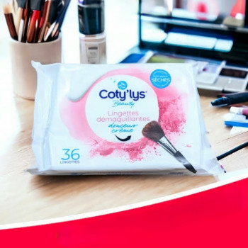 Coty’lys Lingettes Démaquillantes – Tous Types De Peau – (36 unités)