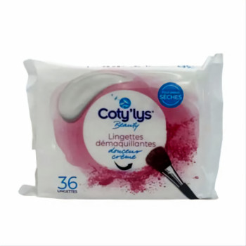 Coty’lys Lingettes Démaquillantes – Tous Types De Peau – (36 unités)
