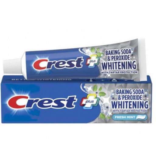 Crest + Dentifrice blanchissant au bicarbonate de soude 161G Crest + Dentifrice blanchissant au bicarbonate de soude 161G