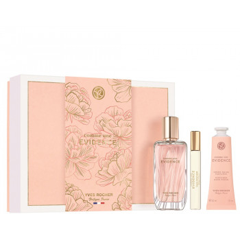 Yves Rocher Comme Une Evidence Gift Set - Eau de Parfum 50 ml + 8 ml - Crème Mains Parfumée 30 ml