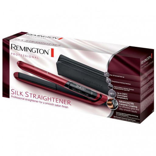 Remington Silk Straightener S9600 lisseur (Rouge)