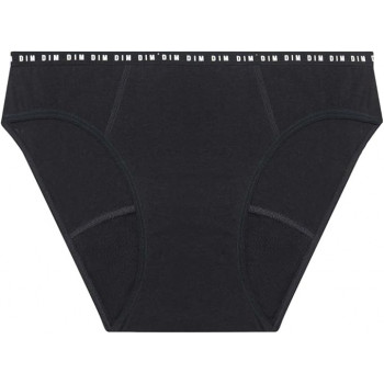 DIM Protect - Culotte Menstruelle Lavable - Noir - Flux MOYEN  - Taille 44/46
