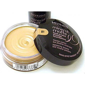 Bourjois Mineral Matte Mousse Foundation Tendre Ivoire 81Tendre Ivoire