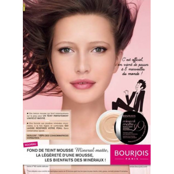 Bourjois Mineral Matte Mousse Foundation Tendre Ivoire 81Tendre Ivoire