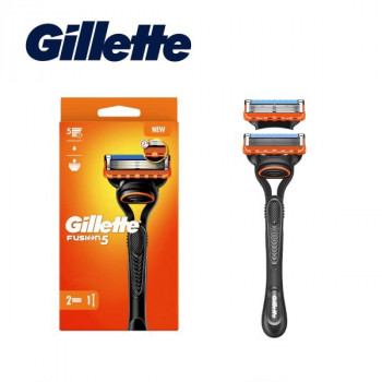 Gillette - Fusion5 (manche avec 2 lames de rechange)