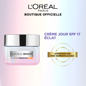 L'Oréal Glycolic Brights Soin Jour et Nuit SPF 17 - 50 ml -