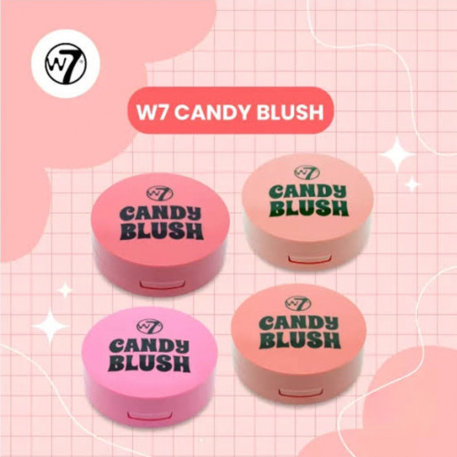 W7 Pressed Powder CANDY BLUSH W7 Pressed Powder CANDY BLUSH