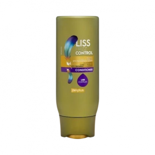 Deliplus Liss Frizz Control Après-Shampooing cheveux indisciplinés à la vitamine E et à la kératine 300 ml