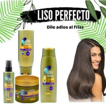 Deliplus Liss Frizz Control Après-Shampooing cheveux indisciplinés à la vitamine E et à la kératine 300 ml