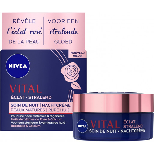 NIVEA Vital Éclat Soin de nuit peaux matures 50 ml