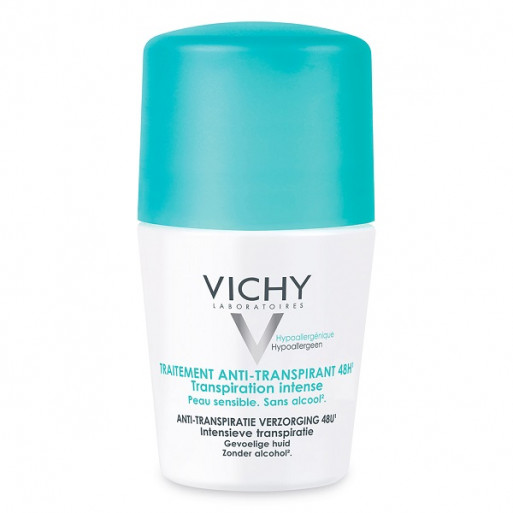 VICHY Traitement Anti-Transpirant Intense 48 H Sans Alcool 50ml