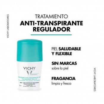 VICHY Traitement Anti-Transpirant Intense 48 H Sans Alcool 50ml