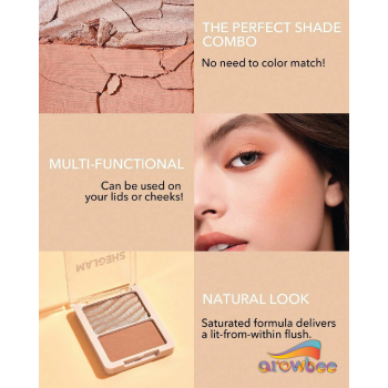 SHEGLAM Glam Highlighter & Blush Duo ( 4,7 g + 4,5 g )