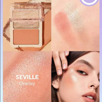 SHEGLAM Glam Highlighter & Blush Duo ( 4,7 g + 4,5 g )
