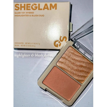 SHEGLAM Glam Highlighter & Blush Duo ( 4,7 g + 4,5 g )
