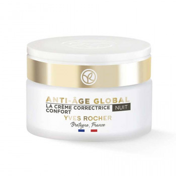 Yves Rocher Anti-age Global Crème Multi-Action Confort Nuit Tous types de peaux 50 ml