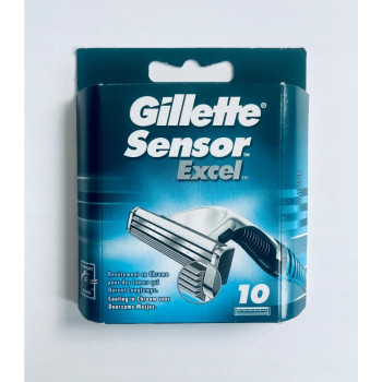 Gillette Lames de Rasoir Homme Sensor 3,Pack de 10 Lames de Recharges