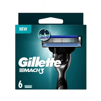 Gillette Mach3 Cartouches de rasage de rechange 6 pièces