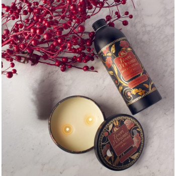 Trésors de l'Orient Rituels Japonais 500 ml Crème de Bain + Bougie Aromatique Coffret Cadeau