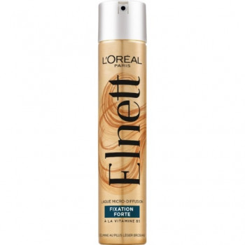 L’ORÉAL ELNETT Laque Cheveux Fixation Forte à la Vitamine 300 ml