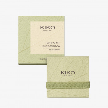 KIKO MILANO GREEN ME DUO EYESHADOW 3 g