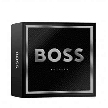 HUGO BOSS BOTTLED Coffret Cadeau Eau De Toilette ( 100 ml + 10 ml ) Gel Douche 100 ml
