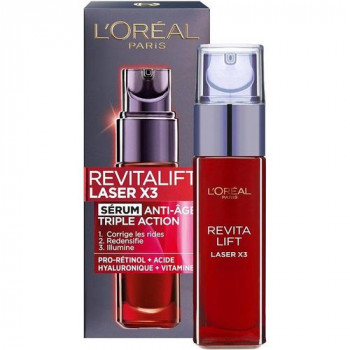 L'Oréal Paris Revitalift Laser X3 Serum - Anti Rides Triple Action - 30 ml