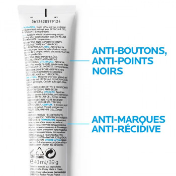 LA ROCHE POSAY Effaclar Duo (+) Soin Correcteur Anti-imperfections Désincrustant 40 ml