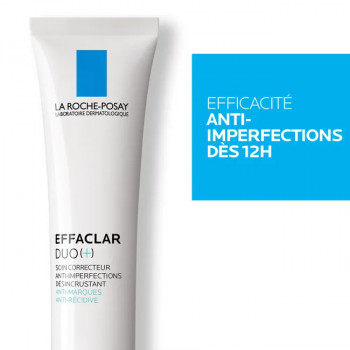 LA ROCHE POSAY Effaclar Duo (+) Soin Correcteur Anti-imperfections Désincrustant 40 ml