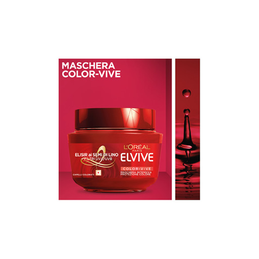 L'Oréal Paris Elvive Color Vive Masque Elixir De Lin + Filtre UVA/UVB 270 ml L'Oréal Paris Elvive Color Vive Masque Elixir De Lin + Filtre UVA/UVB 270 ml