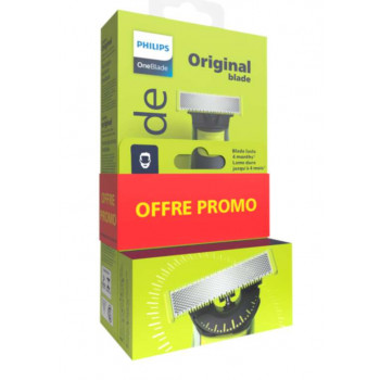 PHILIPS Pack rasoir Philips OneBlade Original + lame 360 supplémentaire