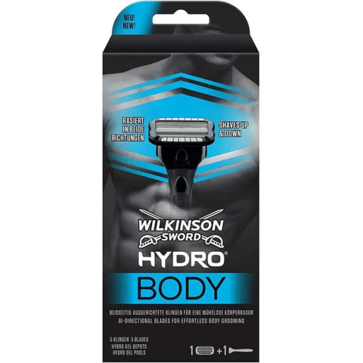 Wilkinson Sword Hydro5 Body Rasoir pour homme avec 1 cartouche remplaçable Wilkinson Sword Hydro5 Body Rasoir pour homme avec 1 cartouche remplaçable