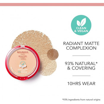Bourjois POUDRE COMPACTE HEALTHY MIX CLEAN & vegan 10g