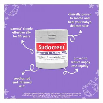 Sudocrem Crème Antiseptique Cicatrisante pour Couches 125 g