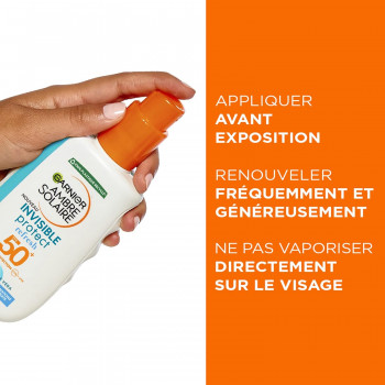 Garnier Ambre Solaire Invisible Protect Refresh Transparente SPF50 ( 200ml )