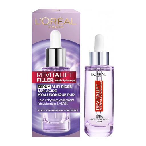 Loreal Paris - Sérum anti-rides à l'acide hyaluronique Revitalift Filler 30 ml Loreal Paris - Sérum anti-rides à l'acide hyaluronique Revitalift Filler 30 ml