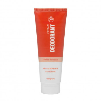 Deliplus Déodorant crème peau délicate anti-transpirant 0 % alcool ( 75 ml )