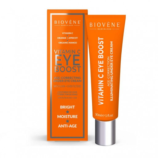 BIOVÈNE Crème Contour des Yeux Correcteur à la Vitamine C Eye Boos 30ml BIOVÈNE Crème Contour des Yeux Correcteur à la Vitamine C Eye Boos 30ml